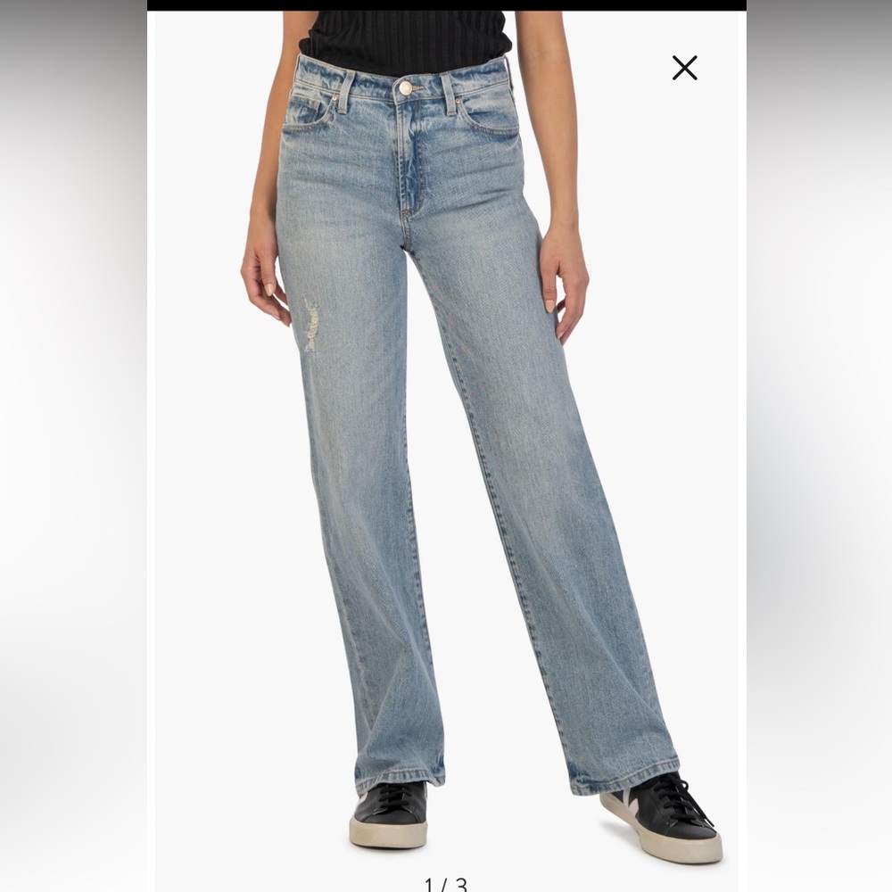 Kit from the Kloth Miller High Waist Wide Leg Jeans